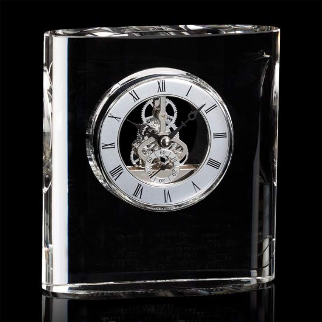 Elegant Crystal Skelton Clock