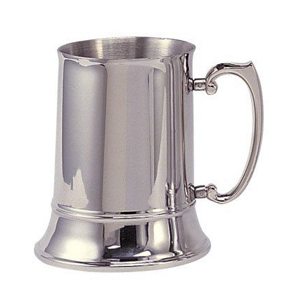 Beer Mug-Tankard Engraved 16 oz stainless steel tankard