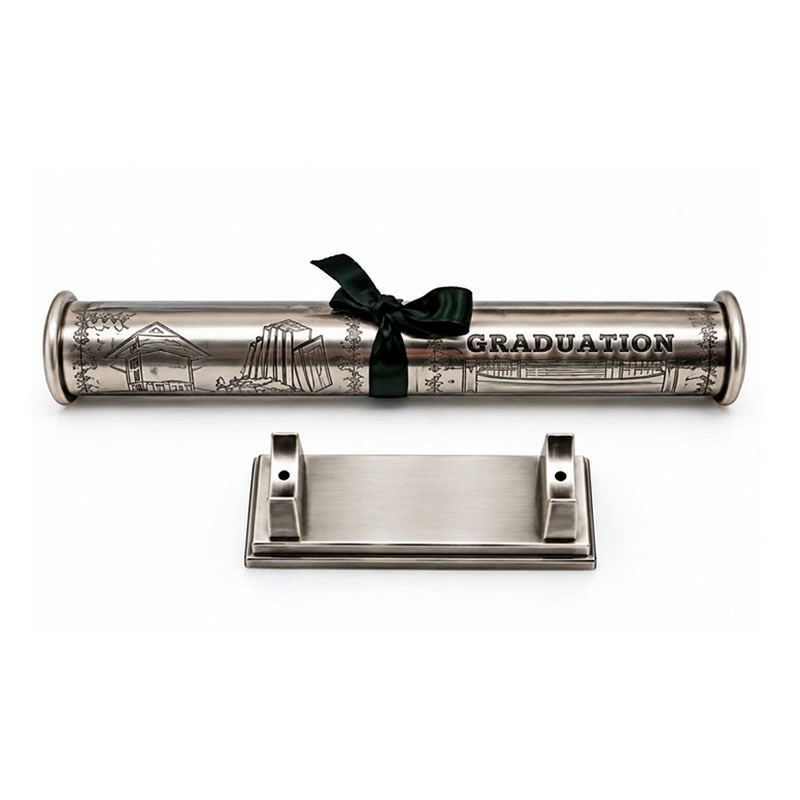Graduation Cetificate Holder Pewter Graduation Certificate Holder Set