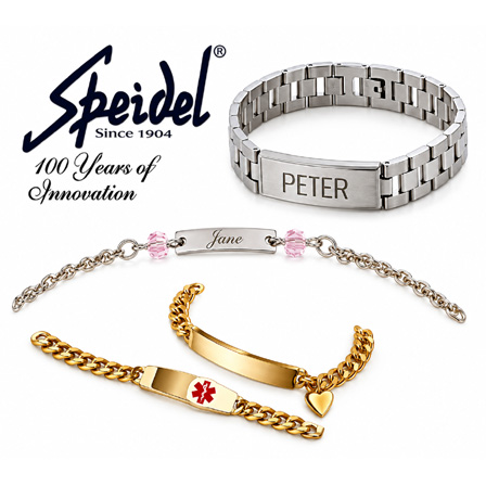 Engravable ID bracelets