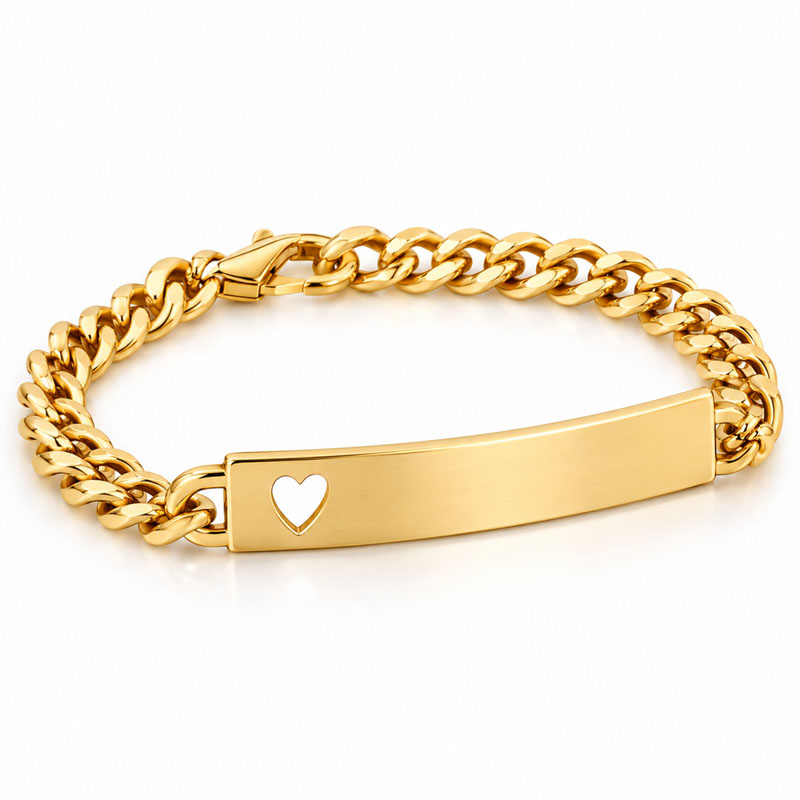 Engravable women's ID bracelet
