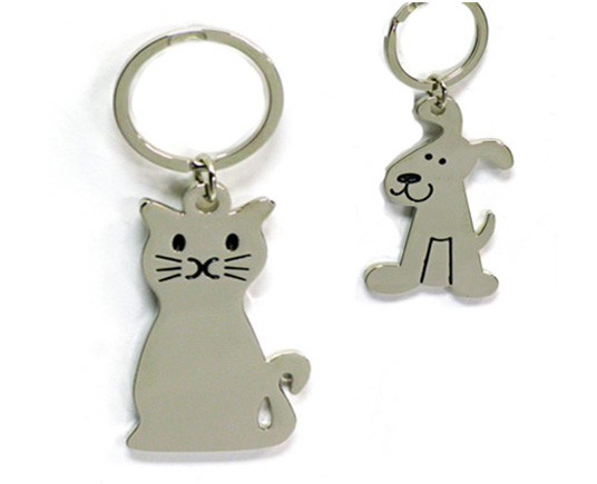 Dog and cat keychains, engravable
