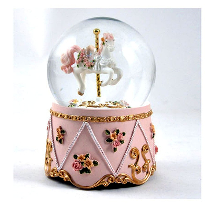 Musical Carousel Horse Globe Musical Carousel Horse Globe