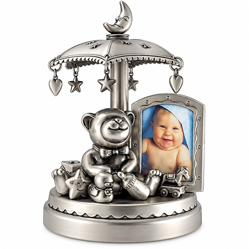Baby Photo/Musical Frame Pewter 2x3 Baby Photo/Musical Frame