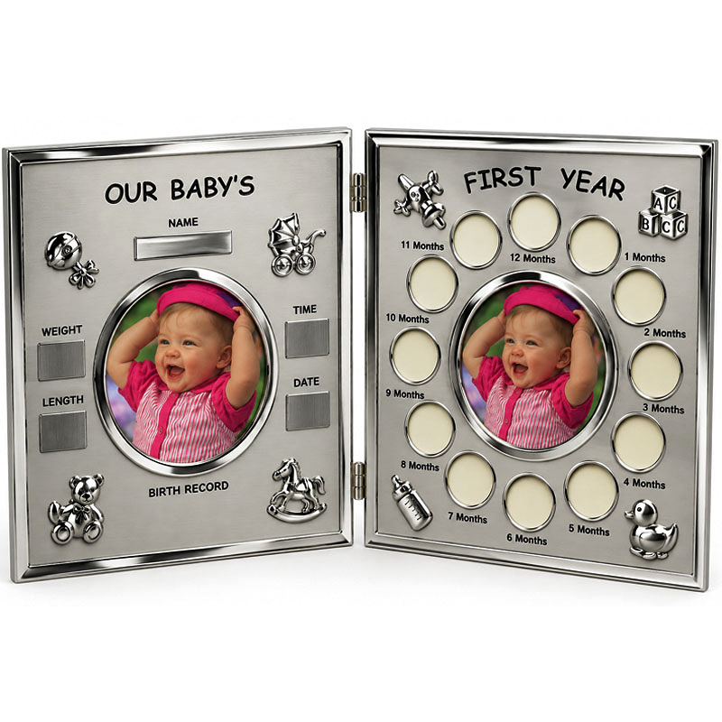 First Year Birth Record_Photo Frame Baby First Year Birth Record/Photo Frame