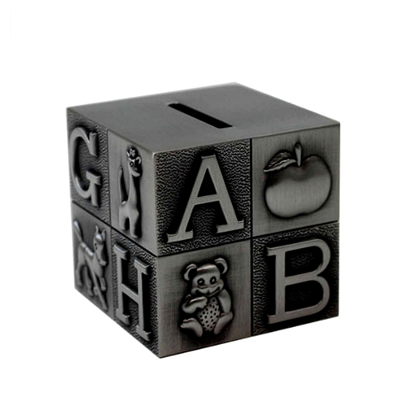 ABC Block Money Bank ABC block money piggy bank for babies and children